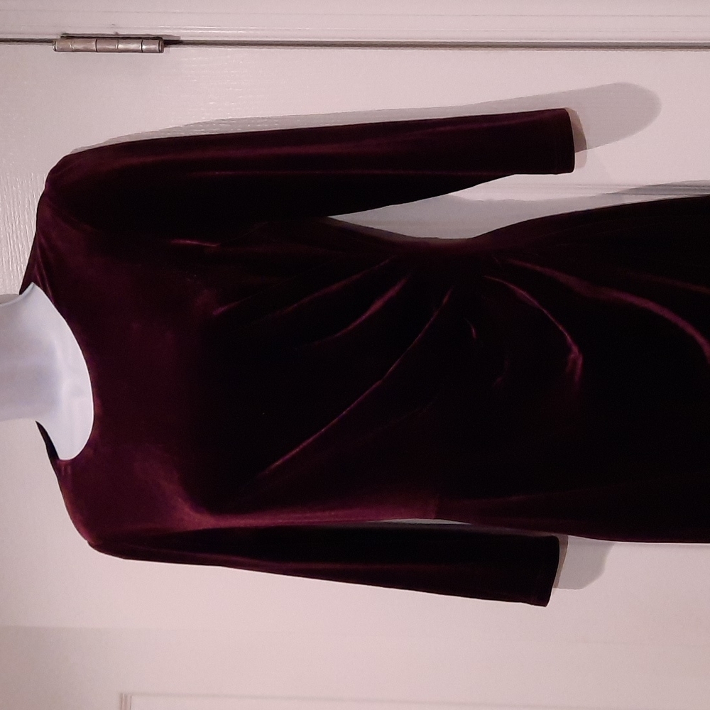 Velvet cocktail dress